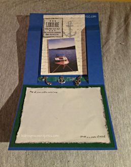 Bestillingskort Jeanettes pappa 50 år stepcard innsiden med  vannmerke